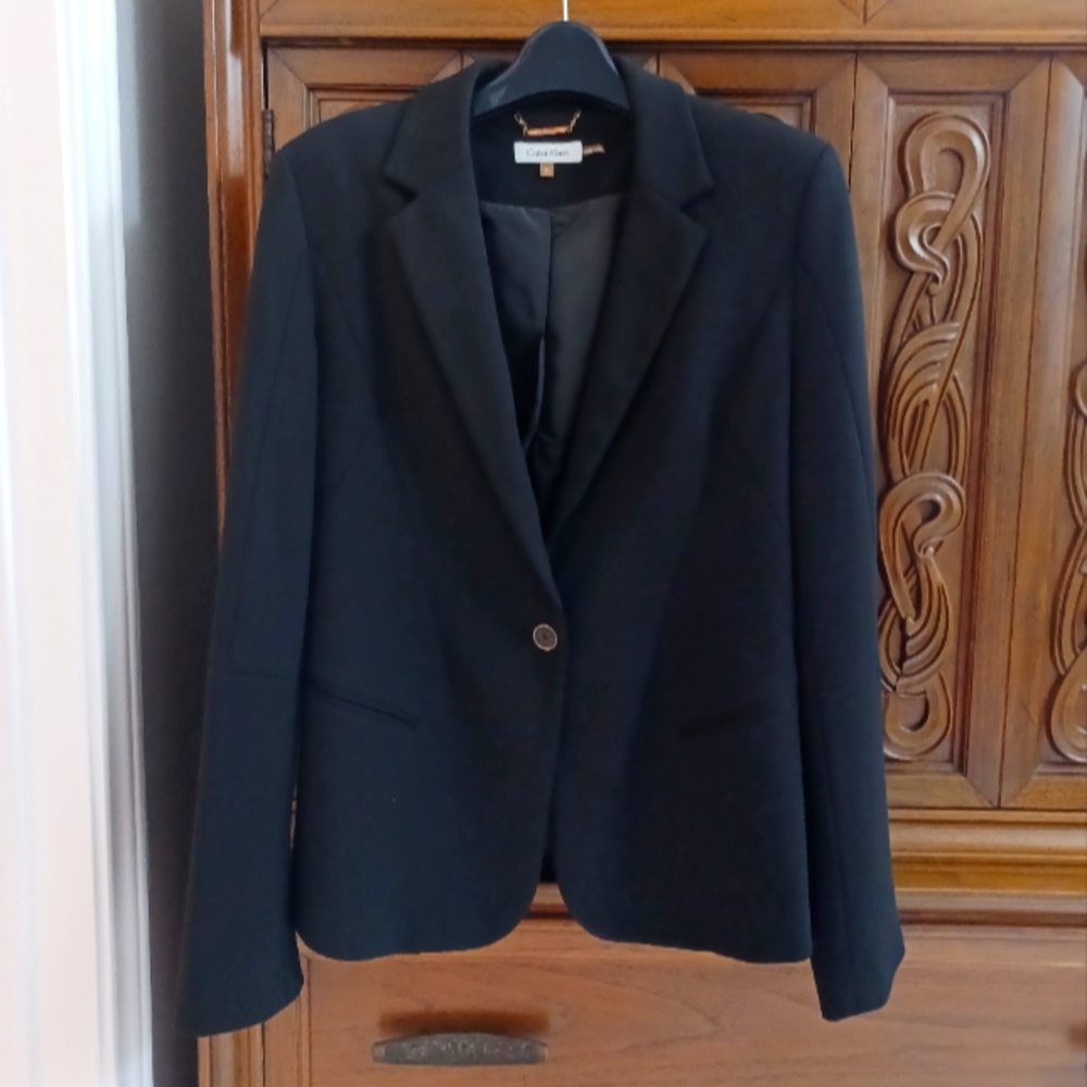 Calvin Klein Blazer Jacket in Black